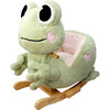 Gerardo's Toys: Little Rockers - Frog - Wooden Plush Ride-On Rocking Animal Toy - Rockers - 1 - thumbnail