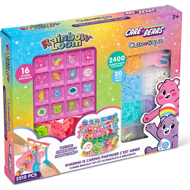 Rainbow Loom: Care Bears Cutetique: Sharing Is Caring, DIY Rubber Band Bracelet Kit - Arts & Crafts - 3