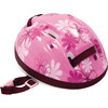 Doll Bike Helmet - Pink Flowers - Doll Accessories - 1 - thumbnail