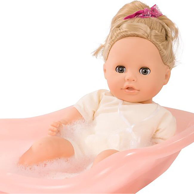 Cosy Aquini: 13" Soft Bath Doll - Netlace & Flowers - Dolls - 3