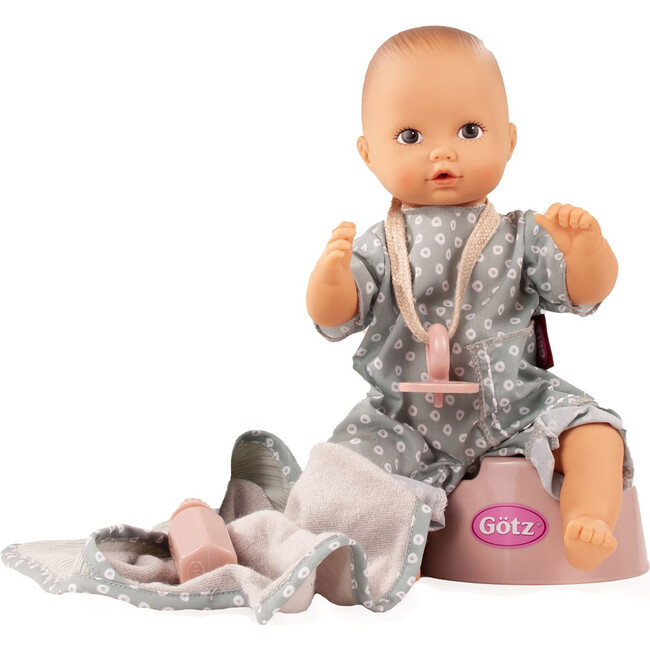 Aquini: 13" Drink & Wet Bath Doll - Avacado