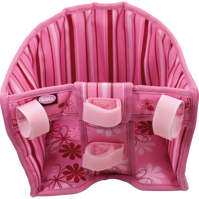 Doll Bike Seat - Pink Flowers - Doll Accessories - 4