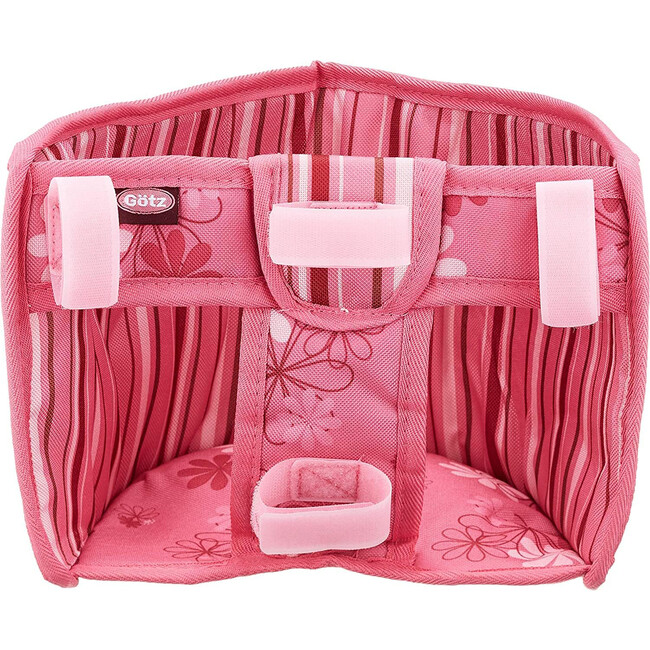 Doll Bike Seat - Pink Flowers - Doll Accessories - 6