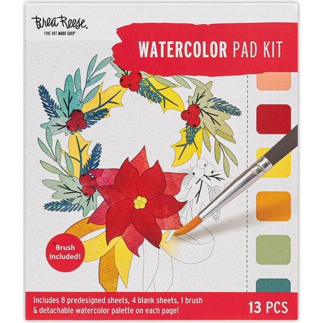 Watercolor Painting Pad: Holiday Cheer