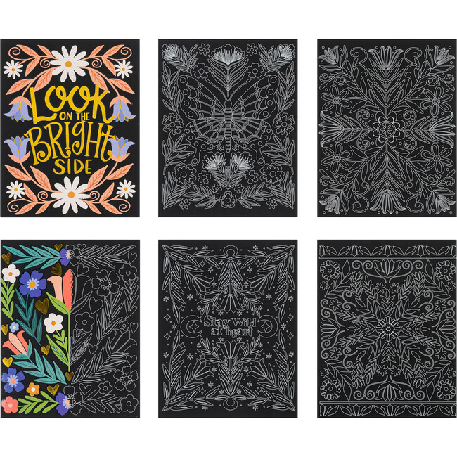 Scratch Art: Paper Pad - Butterfly Garden - Arts & Crafts - 2