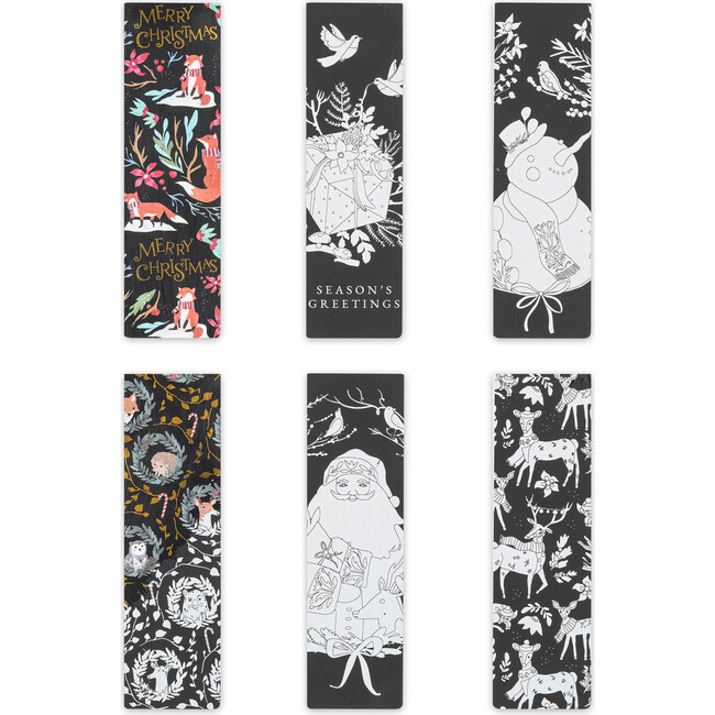 Scratch Art: Bookmark Kit - Woodland Holiday