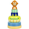 Orange Tree Toys: Stacking Ring: Jungle Animals - Wooden Puzzle Toy - Stackers - 1 - thumbnail