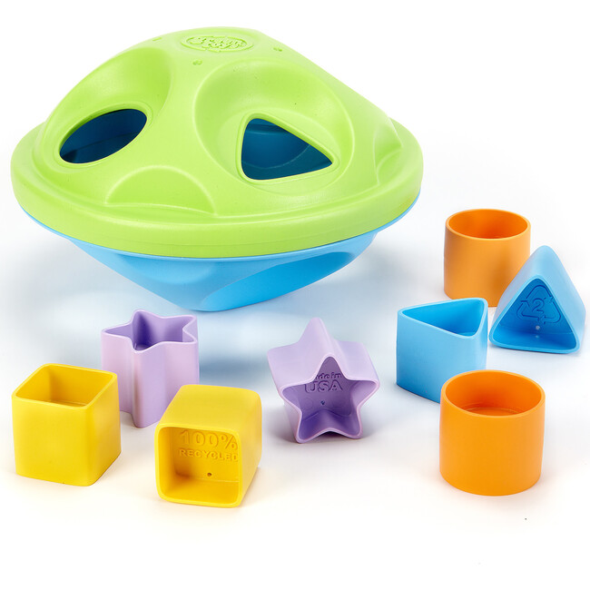 Green Toys: My First Shape Shorter - Blue & Green