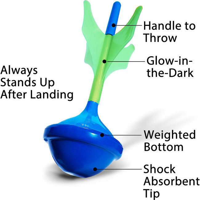 Glow In The Dark Lawn Darts Game Set - Outdoor Games - 3
