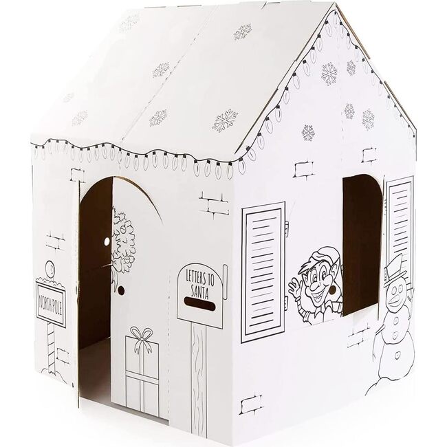 Color & Paint Cardboard Playhouse - Holiday Cottage - Playhouses - 3