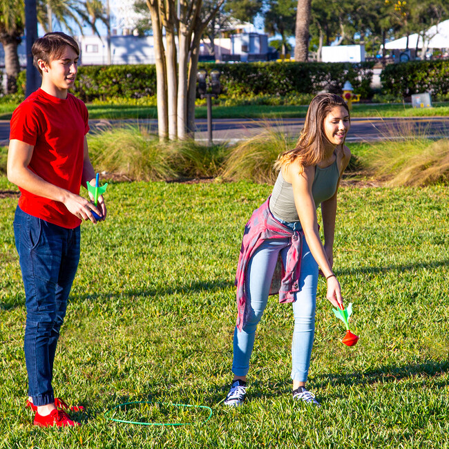 Glow In The Dark Lawn Darts Game Set - Outdoor Games - 6