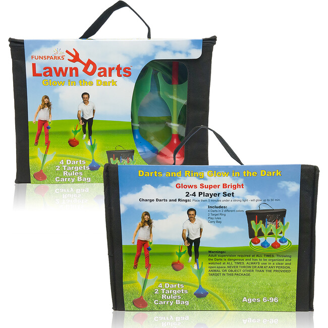 Glow In The Dark Lawn Darts Game Set - Outdoor Games - 7