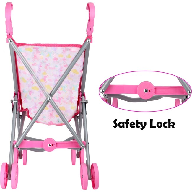 Dream Collection 12" Baby Doll Care Gift set w/ Doll Stroller - Dolls - 4