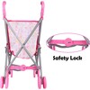 Dream Collection 12" Baby Doll Care Gift set w/ Doll Stroller - Dolls - 4