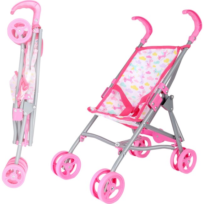 Dream Collection 12" Baby Doll Care Gift set w/ Doll Stroller - Dolls - 5