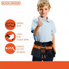 Black and Decker Kids Tool Belt w/ Adjustable Strap - Role Play Toys - 3