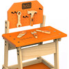 Black and Decker Kids Workbench and 6 Piece Wooden Tool Set - Tool Sets - 3