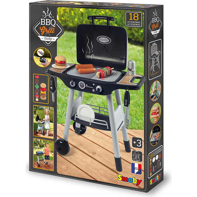 BBQ Pretend Play Grill with Accessories - Play Kitchens - 3