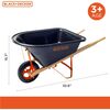 Black and Decker 20 Liter Realistic Wheelbarrow - Role Play Toys - 2