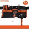 Black and Decker Kids Tool Belt w/ Adjustable Strap - Role Play Toys - 5
