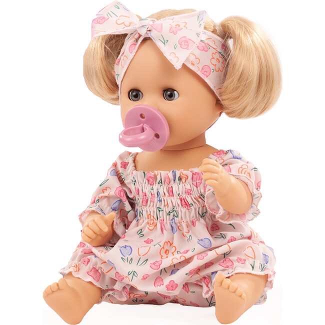Sleepy Aquini: 13" Drink & Wet Bath Doll - Girl Flower