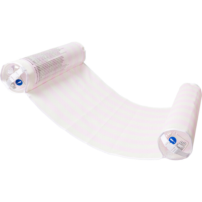 Sunnylife: Mesh Hammock Float - Bubblegum Pink - Inflatable Side Bolsters - Pool Floats - 1