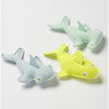 Sunnylife: Dive Buddies - Salty The Shark - 3 Pack, Aqua, Blue, Neon Yellow - Pool Toys - 1 - thumbnail