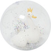 Sunnylife: 3D Inflatable Beach Ball - Princess Swan - 13.7" Clear Ball - Pool Toys - 1 - thumbnail