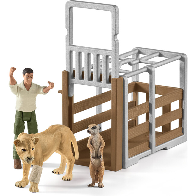 Schleich Wild Life: Animal Rescue Large Truck - 10pc Playset - Playsets - 2