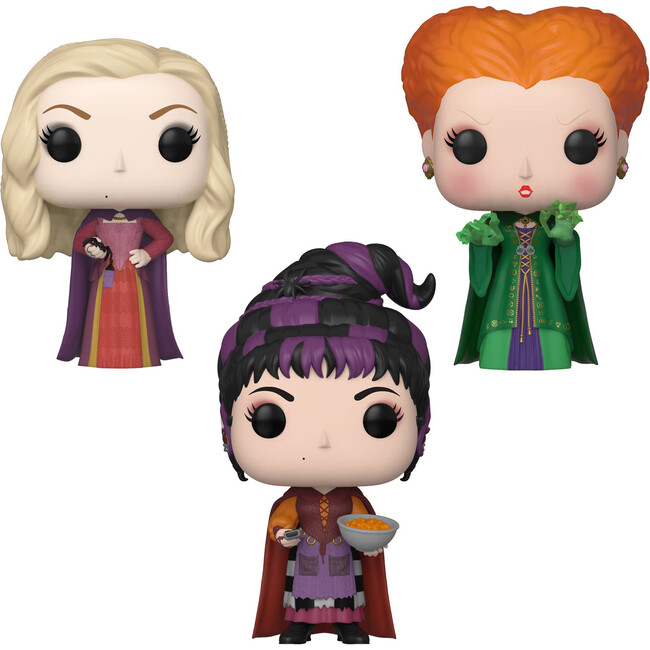 POP! Disney Hocus Pocus Collectors Set - Sarah Sanderson w/ Spider, Winifred Sanderson w/ Magic, Mary Sanderson w/ Cheese Puffs - Dolls - 1