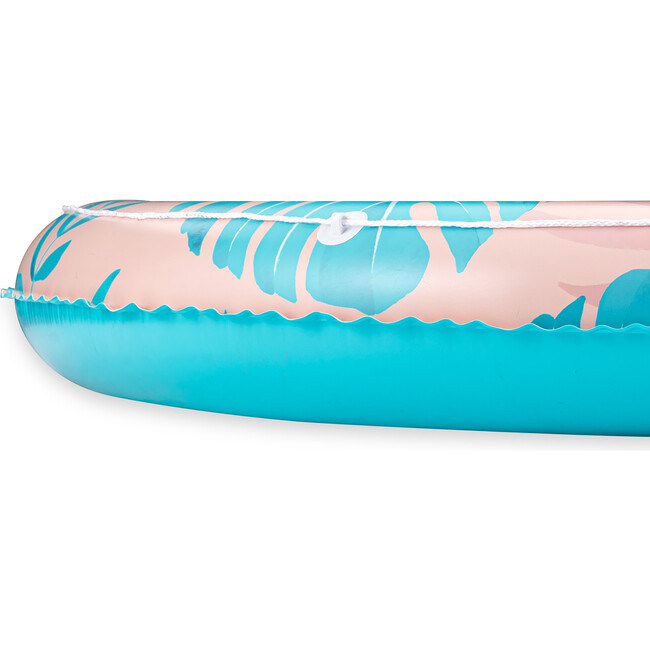 Island Float: Pink Palm - 65" Pink & Blue - Pool Floats - 4