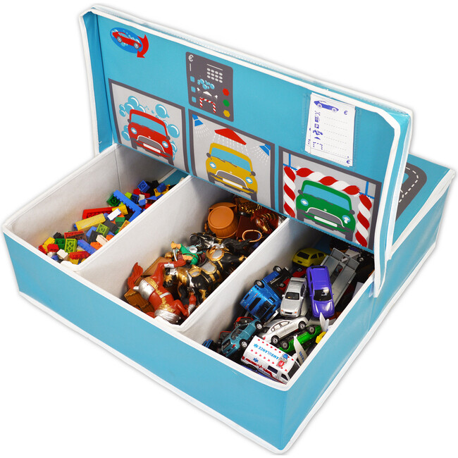 Fun2Give Pop-it-Up Garage with Road Playmat and Storage - Transportation - 2