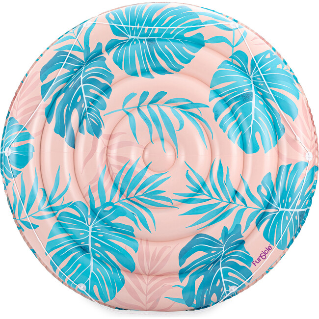 Island Float: Pink Palm - 65" Pink & Blue - Pool Floats - 7