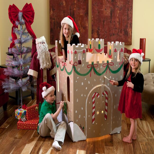 Blank Castle - Personalize a Cardboard Fort - Playhouses - 2