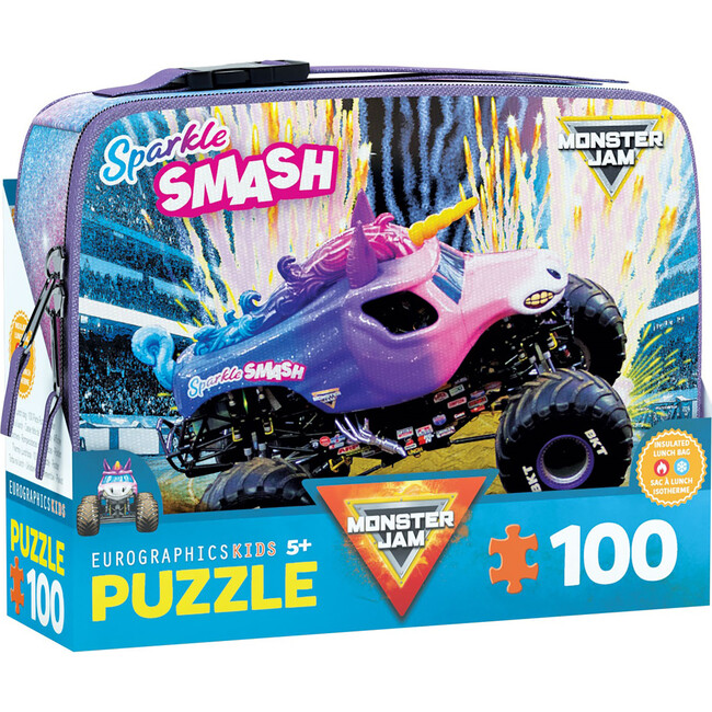Monster Jam: 100pc Puzzle & Lunch Box - Sparkle Smash