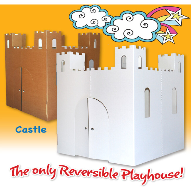 Blank Castle - Personalize a Cardboard Fort - Playhouses - 4