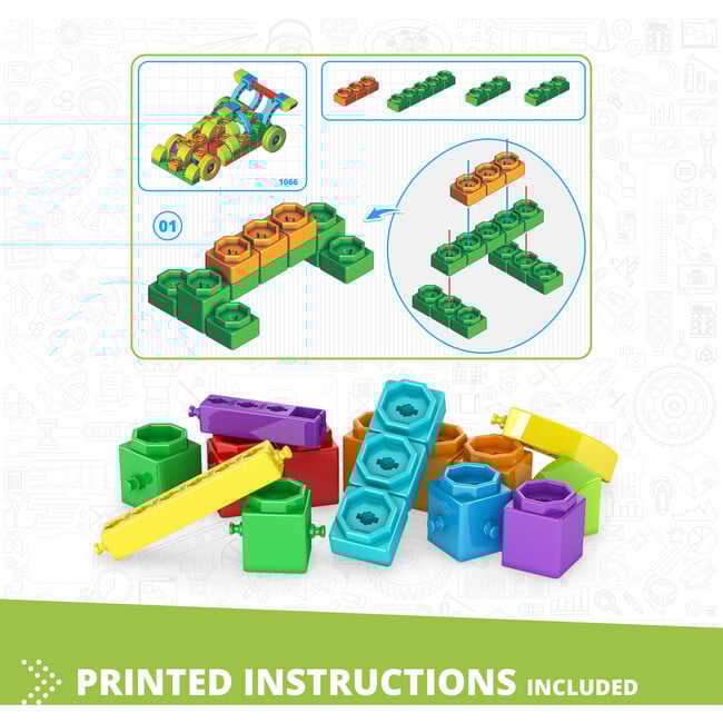 Qboidz: Racing Car - STEM Toys - 3