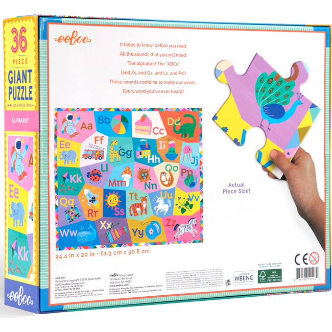 Giant Puzzle: Alphabet - 36 pc - Puzzles - 2