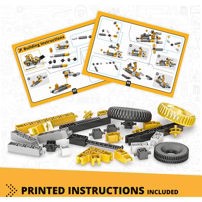 Creative Builder: Machinery Series - Wheeled Loader - STEM Toys - 3
