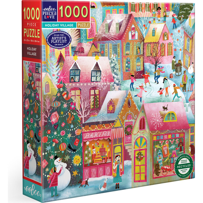 Piece&Love: Holiday Village - 1000 pc Puzzle