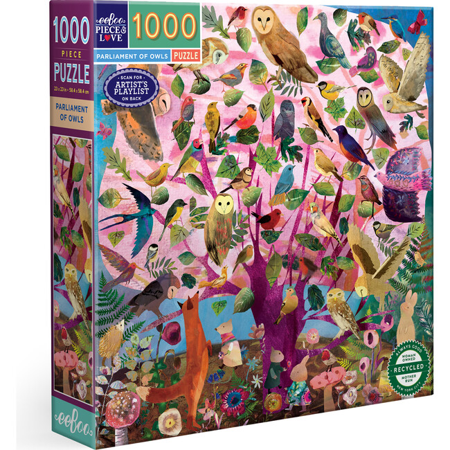 Piece&Love: Parliament of Owls - 1000 pc Puzzle