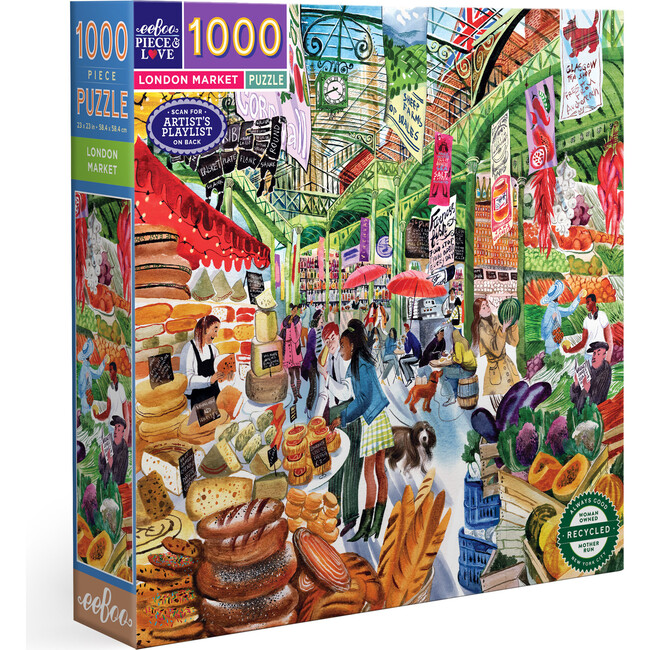 Piece&Love: London Market - 1000 pc Puzzle