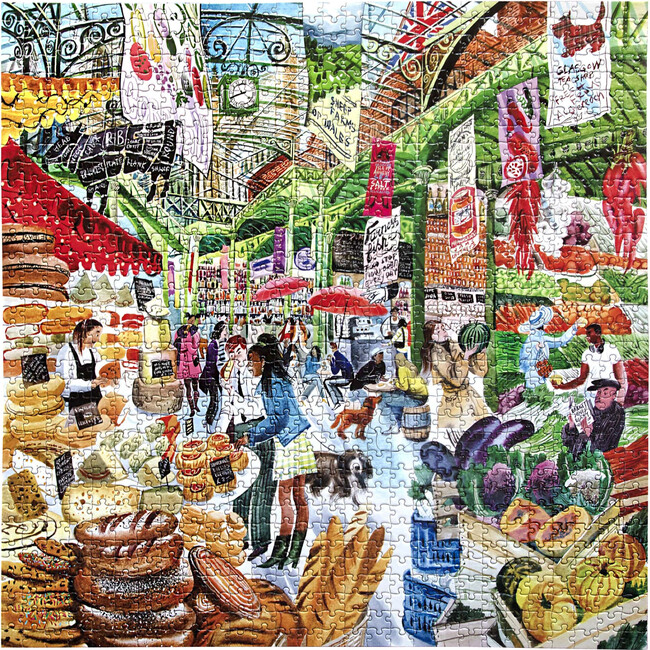 Piece&Love: London Market - 1000 pc Puzzle - Puzzles - 3