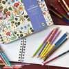 Piece&Love: Double-Sided Colored Pencils - Flora's - 25pc Set - Arts & Crafts - 4 - thumbnail
