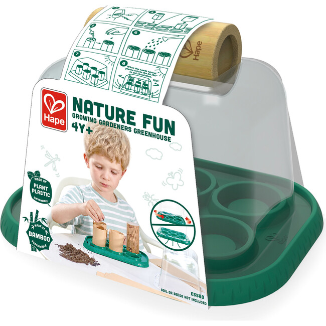 Nature Fun - Growing Gardeners Greenhouse, Kids Ages 4+