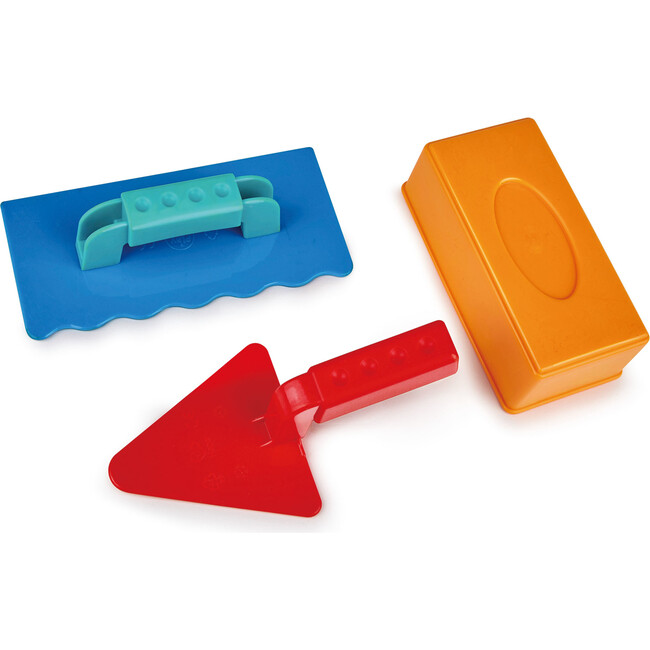 Master Bricklayer Set - 3pc Sand Castle Building Playset - BEACH TOYS - 1