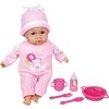 Lissi Dolls 13 Inch Talking Baby w/ Feeding Accessories, Pink - Dolls - 1 - thumbnail