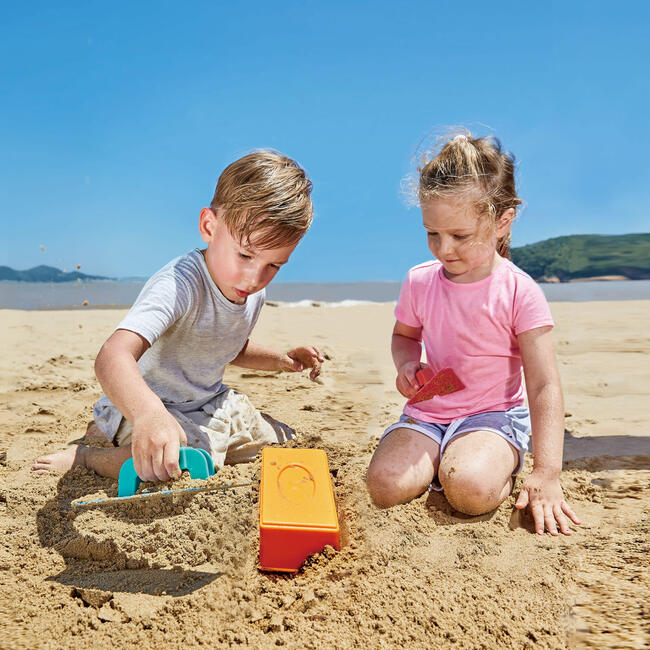 Master Bricklayer Set - 3pc Sand Castle Building Playset - BEACH TOYS - 2