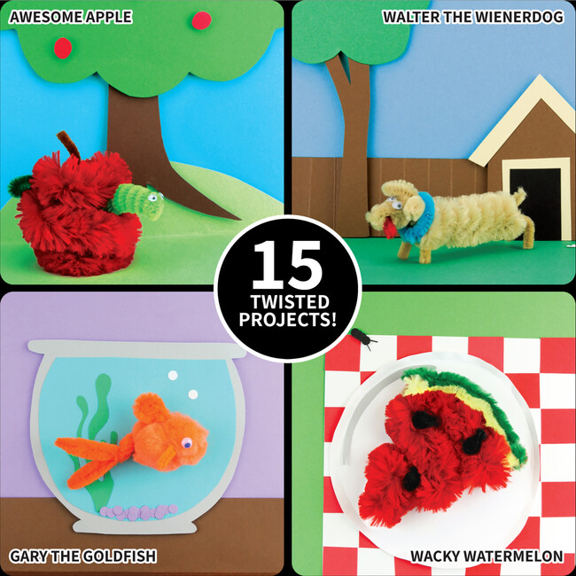 Make & Play: Jumbo Pipe Cleaner Crafts Activity Kit - Arts & Crafts - 5