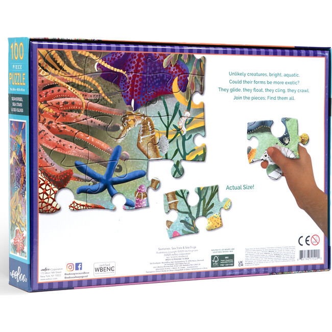 100 Piece Puzzle: Seahorses, Sea Stars & Sea Slugs - Puzzles - 2